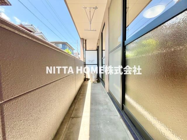 ベルメゾンのバルコニー|明るいバルコニーもあります＊
