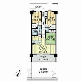 サンクレイドル浮間舟渡の間取り