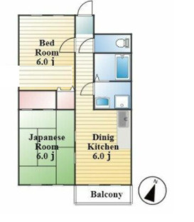メゾンクレールの間取り