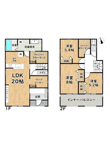 姫路市大塩町2期/新築戸建の間取り