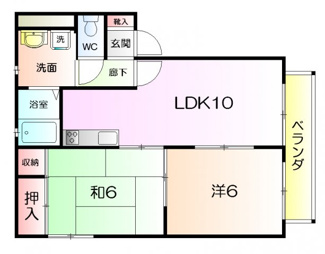 【間取り】 | DAIKENN浜寺南町 | ２ＬＤＫ