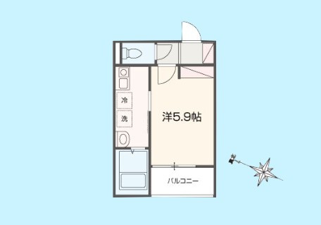 MELLAS大和※初期費用分割後払いサービス利用可能物件の間取り