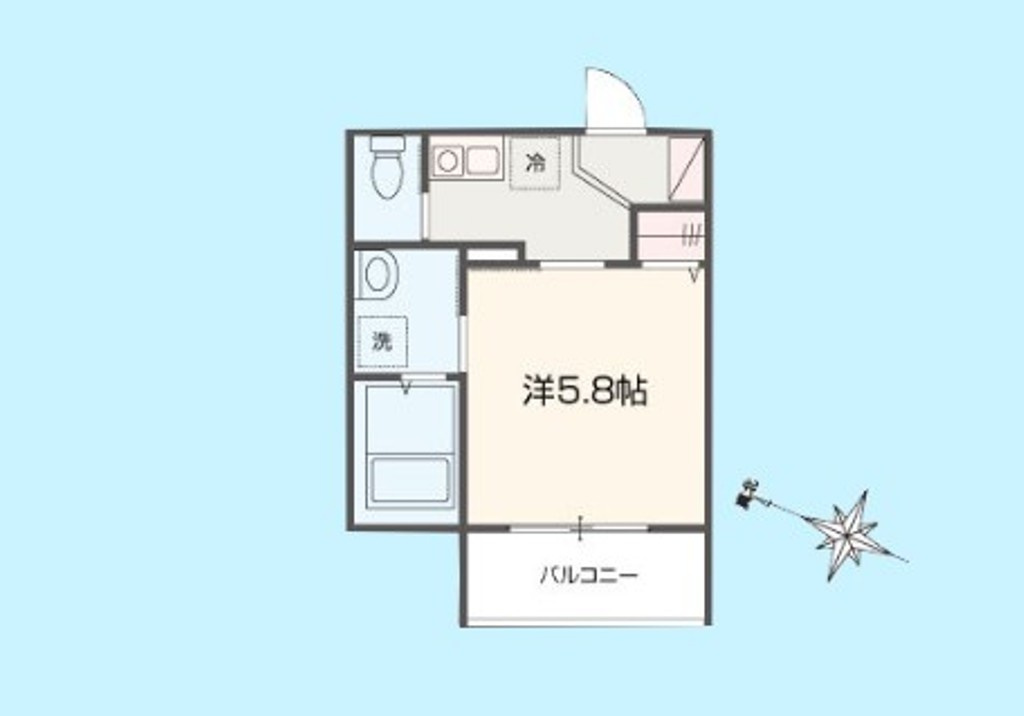MELLAS大和※初期費用分割後払いサービス利用可能物件の間取り