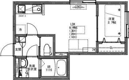 【間取り】 | ＫＥＩＡＩ　ＲＥＳＩＤＥＮＣＥ　西大宮Ⅱ