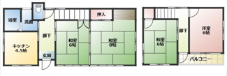 【間取り】 | 高屋貸家