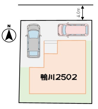 LAVIE鴨川2502の区画図