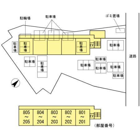 【区画図】Habitation　Daiwa