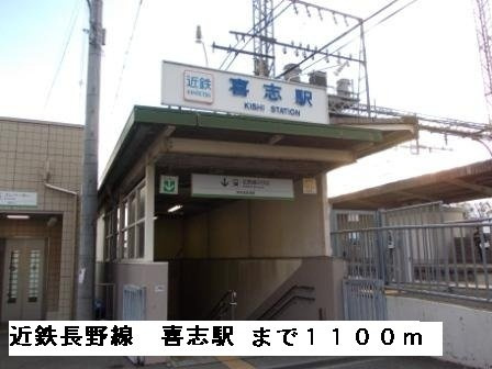 リープライツの周辺|近鉄長野線喜志駅まで1100m