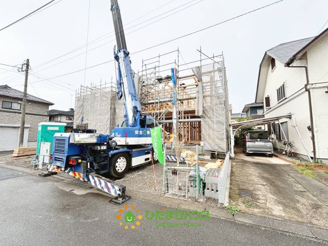 古河市新久田第1　新築一戸建て　02　クレイドルガーデンの外観|2026/6/12　撮影　