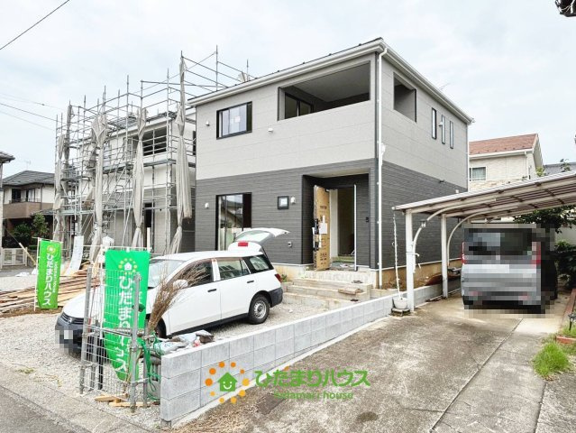 古河市新久田第1　新築一戸建て　02　クレイドルガーデンの外観|2026/08/21　撮影