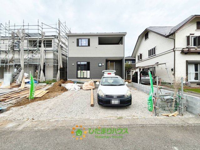 古河市新久田第1　新築一戸建て　02　クレイドルガーデンの駐車場|2026/08/21　撮影