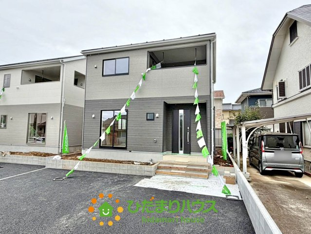 古河市新久田第1　新築一戸建て　02　クレイドルガーデンの外観