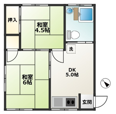 【間取り】 | 本牧栄荘