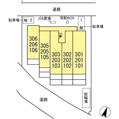 オークツリーの区画図