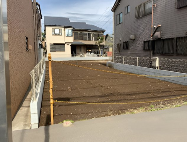練馬区春日町6丁目　駅チカ×建築条件なし　限定1区画の外観|南側から撮影