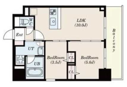 S-RESIDENCE福島diverseの間取り