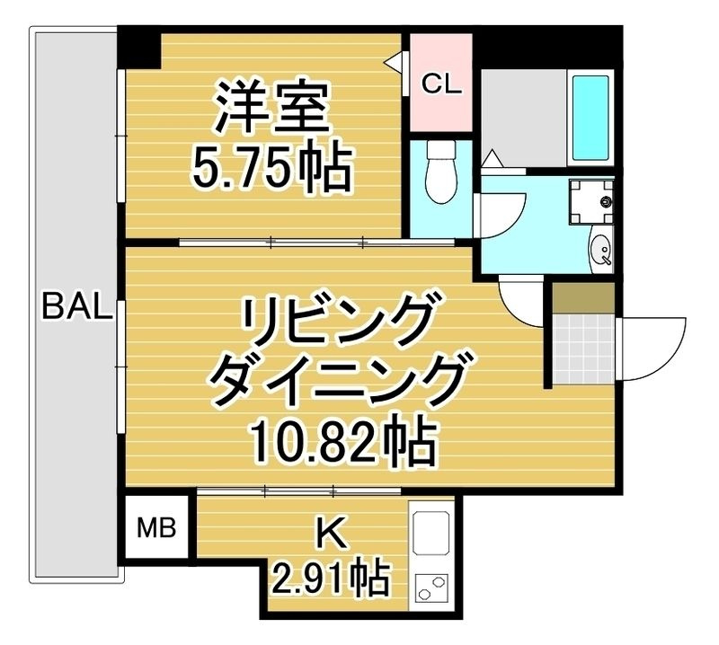 マルコビル平尾の間取り