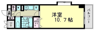 【間取り】 | ガレリア東船橋 | 洋室は10帖超　十分な広さです