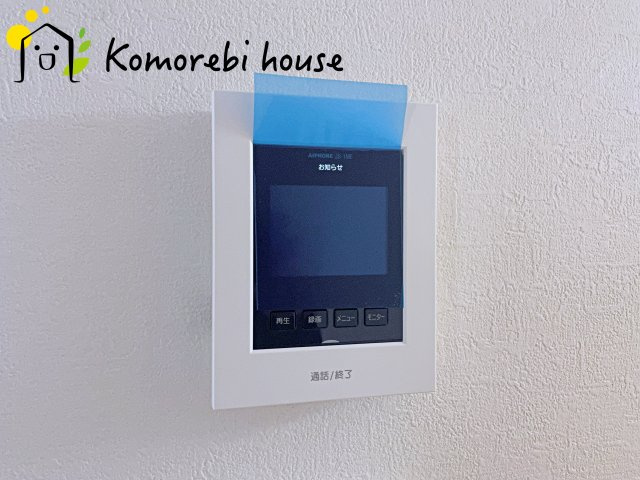 桶川市北　12期　ケイアイグレース　新築一戸建て　01の防犯設備|モニター付インターホンです