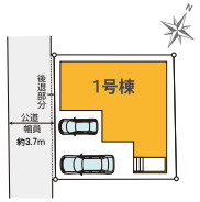 桶川市北　12期　ケイアイグレース　新築一戸建て　01の区画図|1号棟
