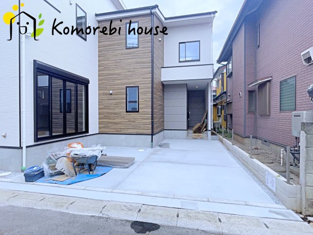 桶川市北　12期　ケイアイグレース　新築一戸建て　01の駐車場|カースペースがあります