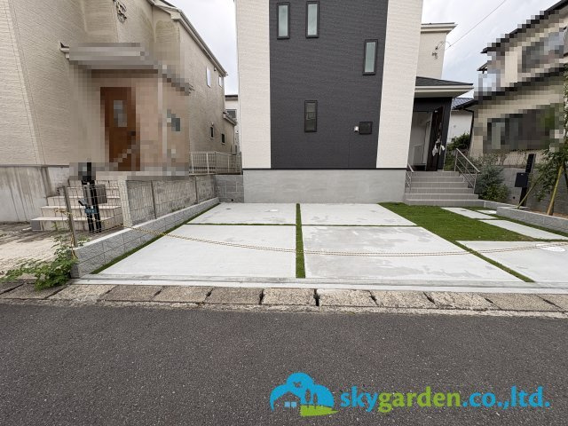 鎌倉市今泉台910番　新築戸建　全１棟の駐車場|車種により並列2台駐車可