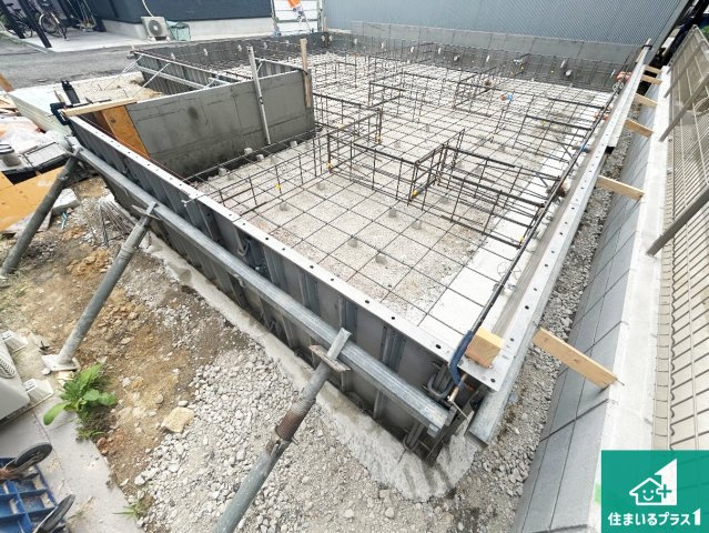 和泉市富秋町　第1期　新築一戸建ての外観|現在の進捗状況です！順調に作業進行中、完成が待ち遠しいです！詳細の間取り等、お気軽にお問い合わせください！