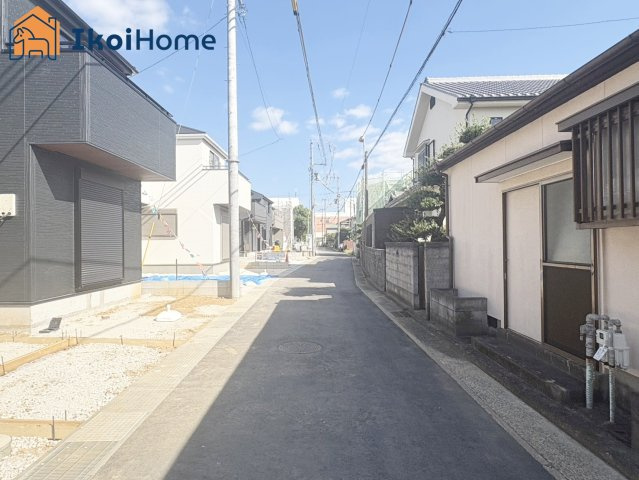 神戸市西区竜が岡1丁目　全8棟　2号棟　新築戸建の前面道路含む現地写真|【ホームページに現地動画掲載中】●年中無休：当日予約可●小・中学校徒歩15分圏内で通学に便利な立地！