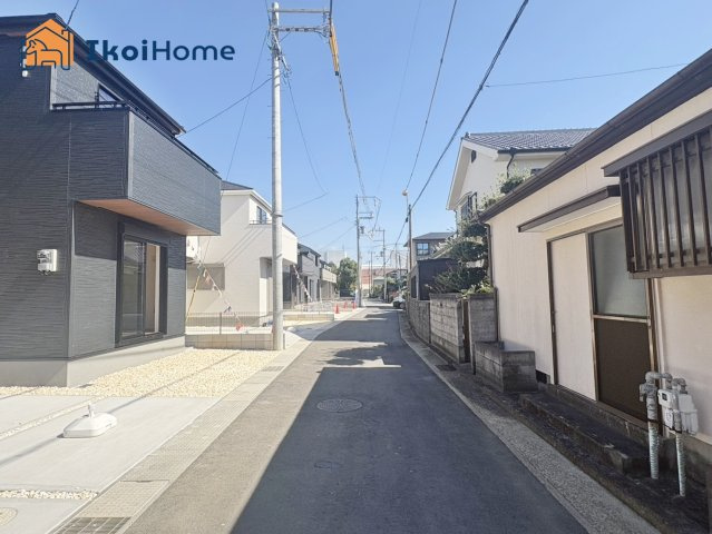 神戸市西区竜が岡1丁目　全8棟　2号棟　新築戸建の前面道路含む現地写真|【ホームページに現地動画掲載中】●年中無休：当日予約可●小・中学校徒歩15分圏内で通学に便利な立地！