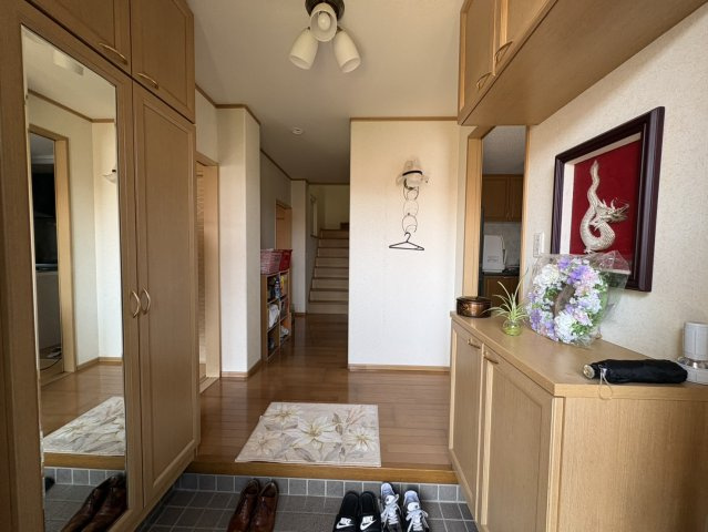 中古戸建・中古住宅　棚倉町棚倉日向前　棚倉小学校・棚倉中学校の玄関