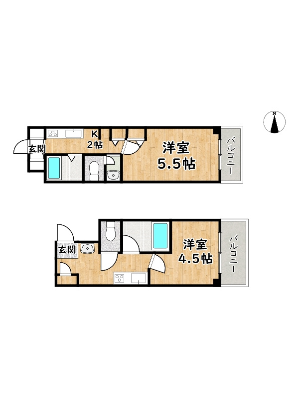 シティーヒルズⅡ【オーナーチェンジ】の間取り