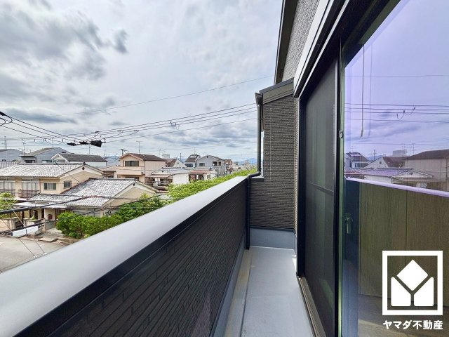 宇治市小倉町南堀池のバルコニー