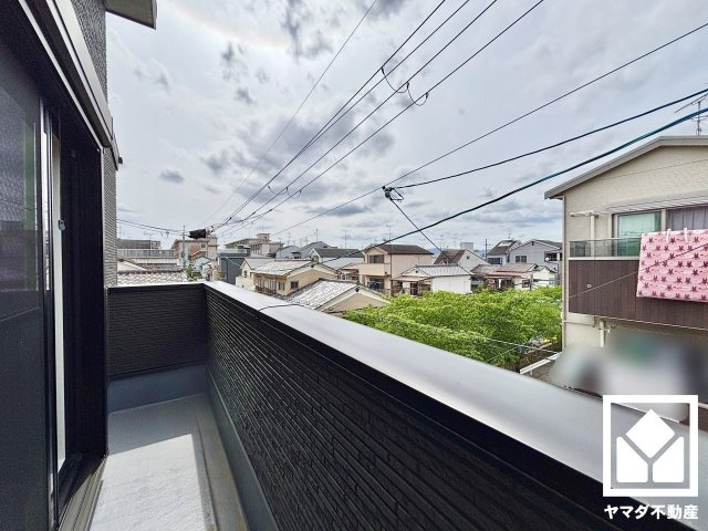 宇治市小倉町南堀池のバルコニー
