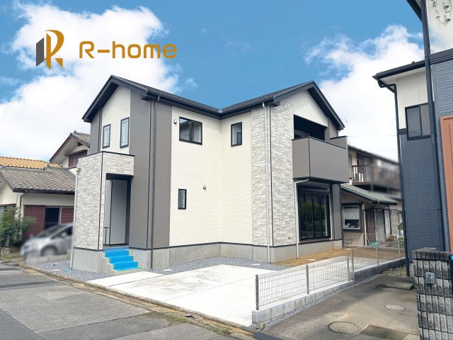 龍ケ崎市小通幸谷町1期　新築戸建て　1号棟の外観パース|近隣の同仕様完成物件をご見学いただけます♪