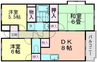 【間取り】 | ライフタウン北本町 | 角部屋なので出窓があります