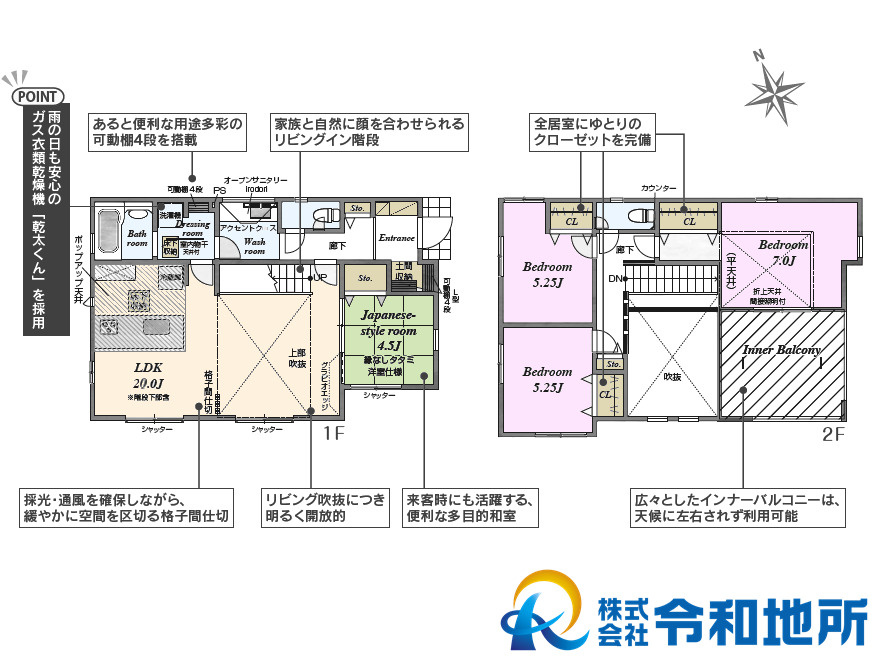新築戸建　高座郡寒川岡田8丁目の間取り