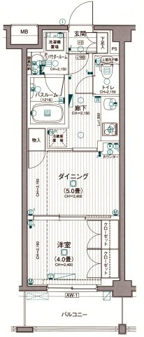 日神デュオステージ高円寺の間取り