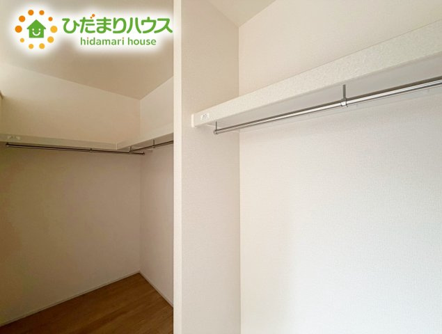いわき市常磐下船尾１期　新築戸建　1号棟の収納|全室にクローゼットが付いていて、お部屋の住空間もスッキリ広々つかえそうです(^^)/