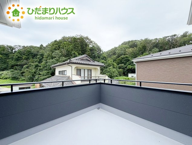 いわき市常磐下船尾１期　新築戸建　1号棟のバルコニー|バルコニーB