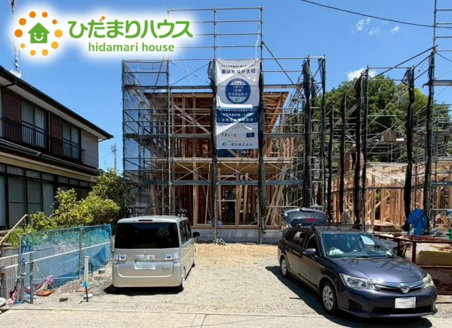 いわき市常磐下船尾１期　新築戸建　1号棟の外観|是非一度、ご家族そろってご内覧ください♪
