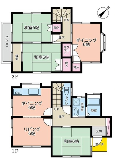 【間取り】 | 海老名市国分北4丁目 中古戸建 全1棟