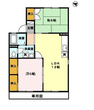 エスボワール　A棟の間取り