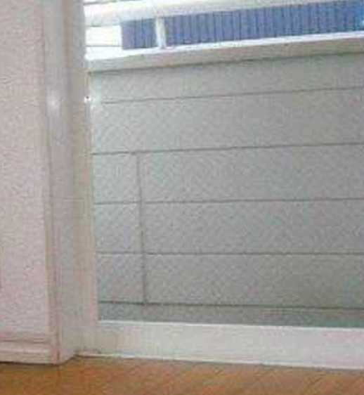 NMフラット　角部屋　出窓　システムキッチンのバルコニー