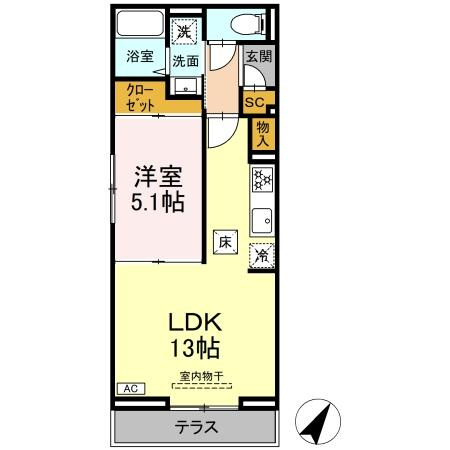 【間取り】 | D-ROOM汐見丘α