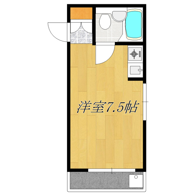 駒込Ｋ＆Ｍビルの間取り|人気の角部屋☆二面採光☆