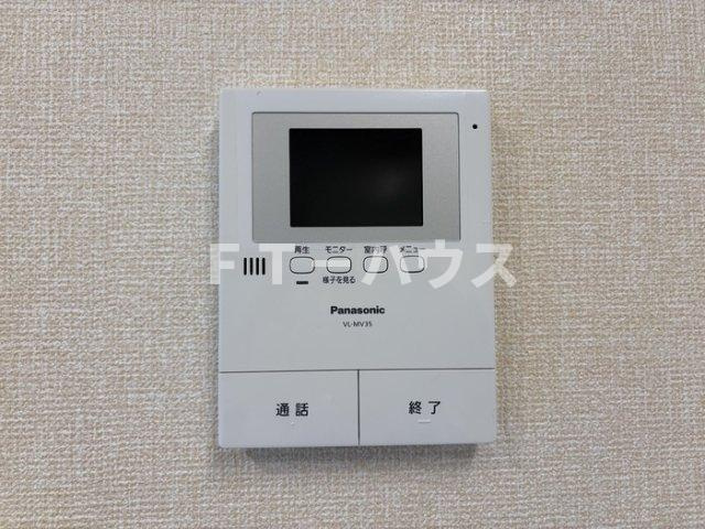 テラス丘の上 Aのセキュリティ|モニタ付きインターホン