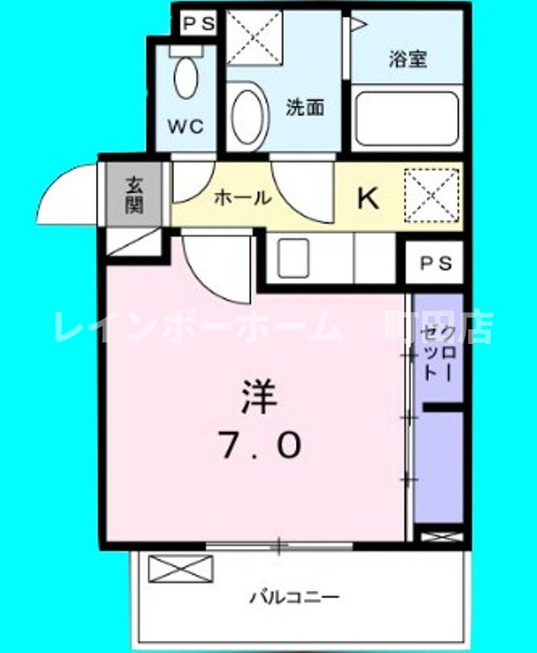 ラフィーネ１※初期費用分割あと払いサービス利用可能物件の間取り