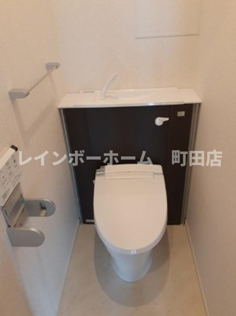 ラフィーネ１※初期費用分割あと払いサービス利用可能物件のトイレ