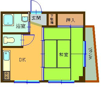 第８幸保マンションの間取り