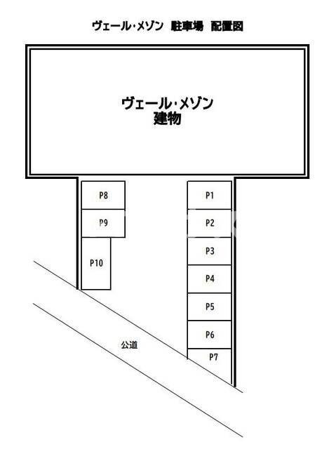 ヴェールメゾンの区画図